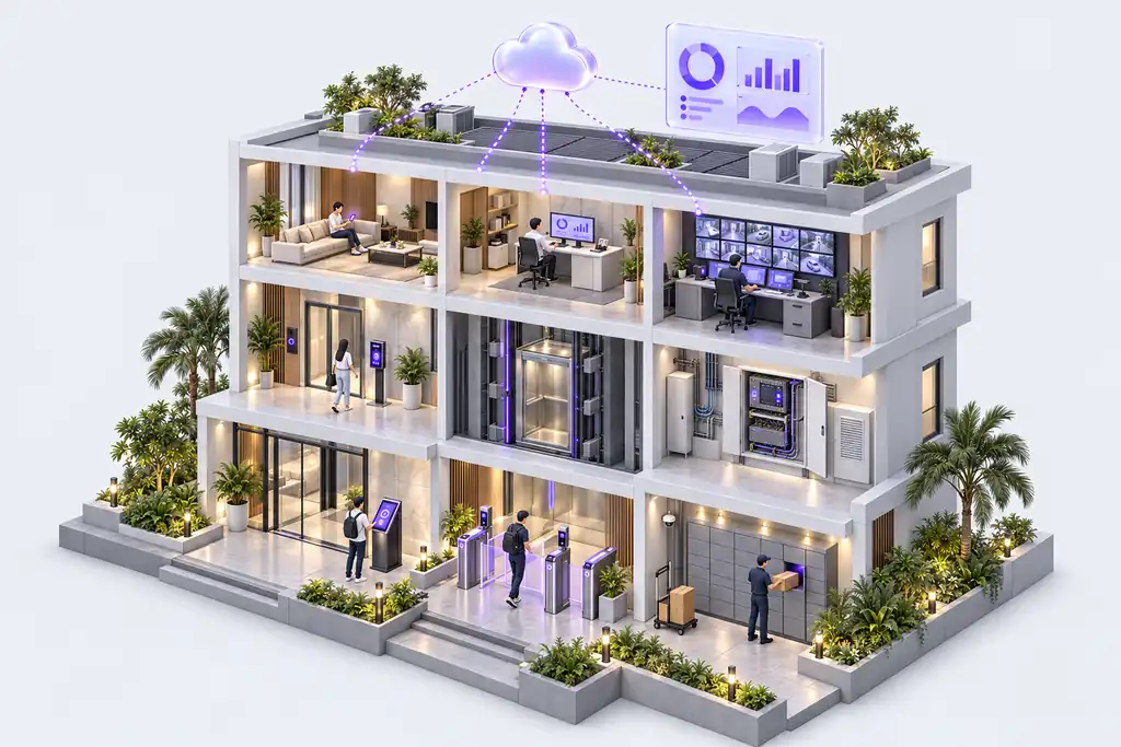 Office building cutaway